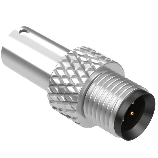 50-00670 CONN PLUG MALE 3P SLDR CUP SHLD