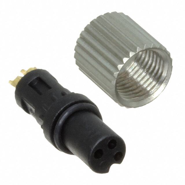 850-003-203RLU4 CONN PLUG FMALE 3P GOLD SLDR CUP
