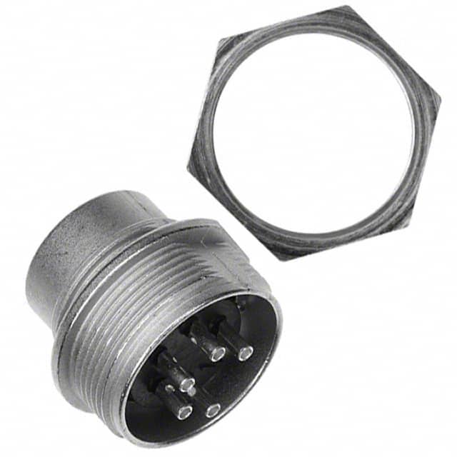 T3362009U CONN RCPT MALE 5P SILV SLDR CUP