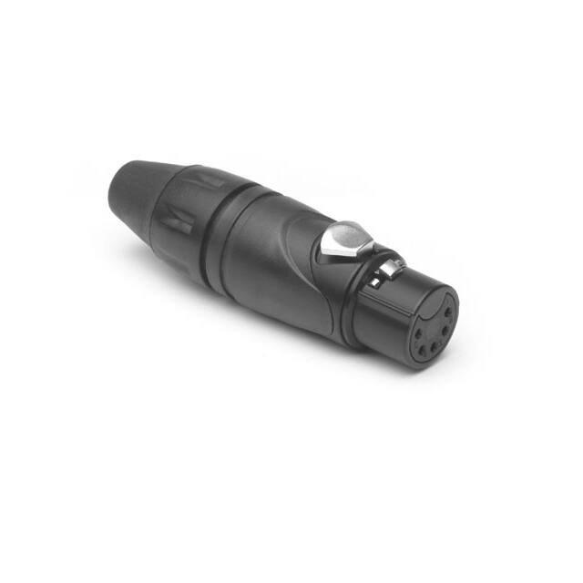 AX5FB BULK METAL XLR PLUG STR CORD 5 SKT BL