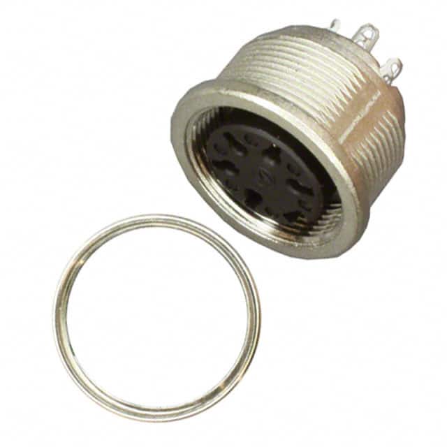T 3363 018 CONN RCPT FMALE 5P GOLD SLDR CUP