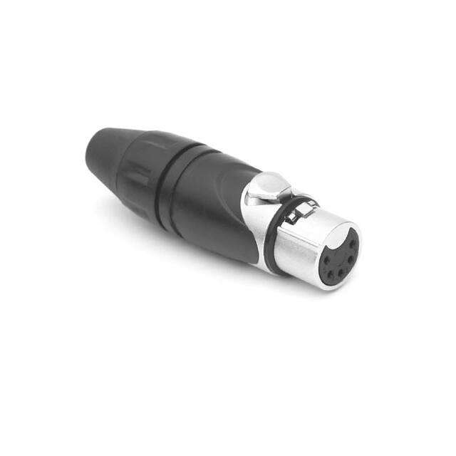 AX5F BULK METAL XLR PLUG STR CORD 5 SKT BU