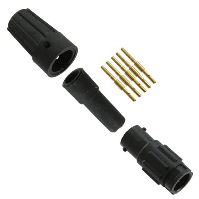 18980-5SG-522 CONN RCPT FMALE 5POS GOLD CRIMP