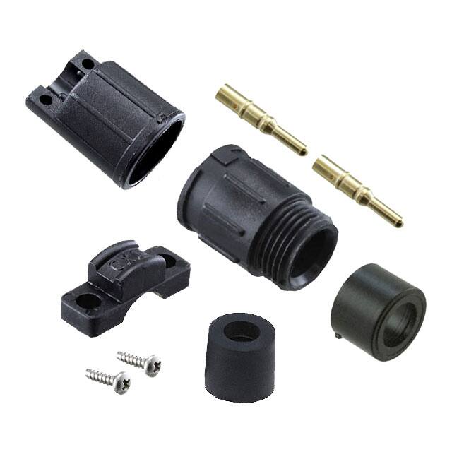 5180-2PG-521 CONN RCPT MALE 2POS GOLD CRIMP