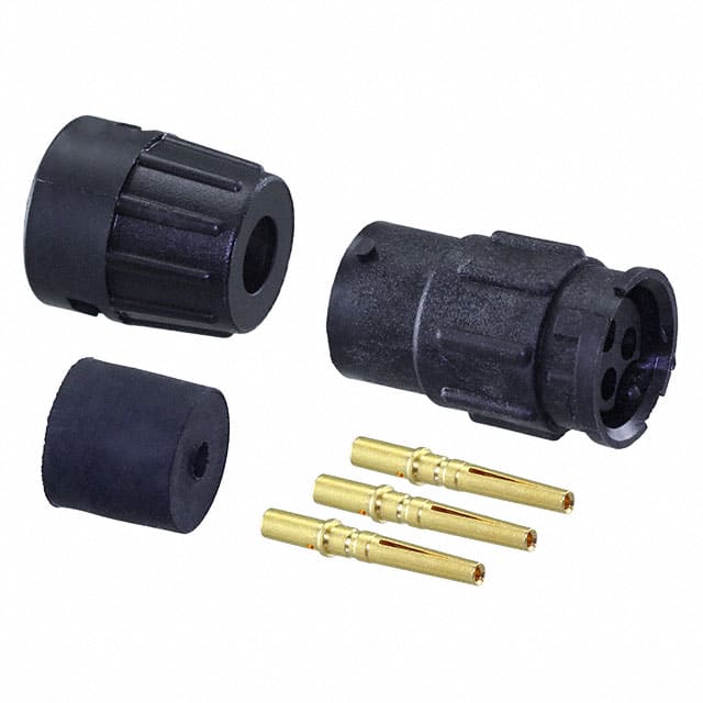 8380-3SG-311 CONN RCPT FMALE 3POS GOLD CRIMP