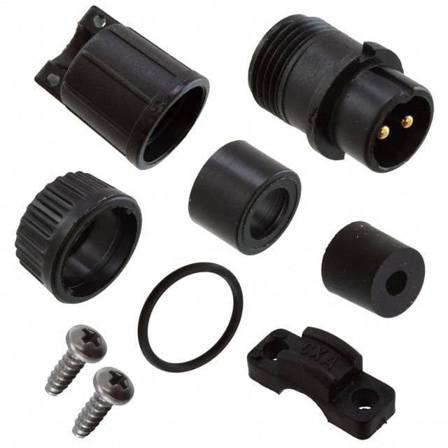 3182-2PG-518 CONN PLUG MALE 2P GOLD SLDR CUP