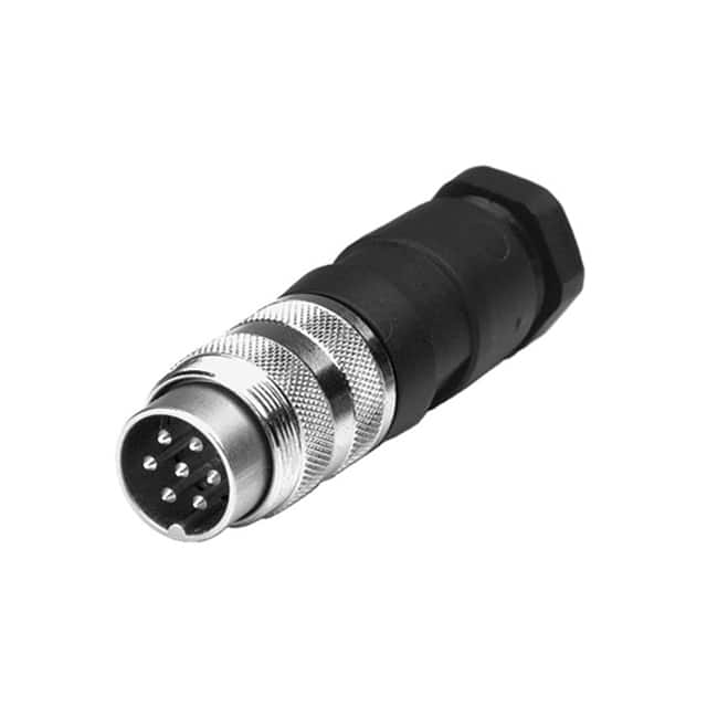 T 3475 002 CONN PLUG MALE 7P SILV SLDR CUP