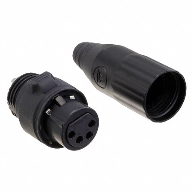 AAA4FBZH CONN PLUG FMALE XLR 4P SLDR CUP