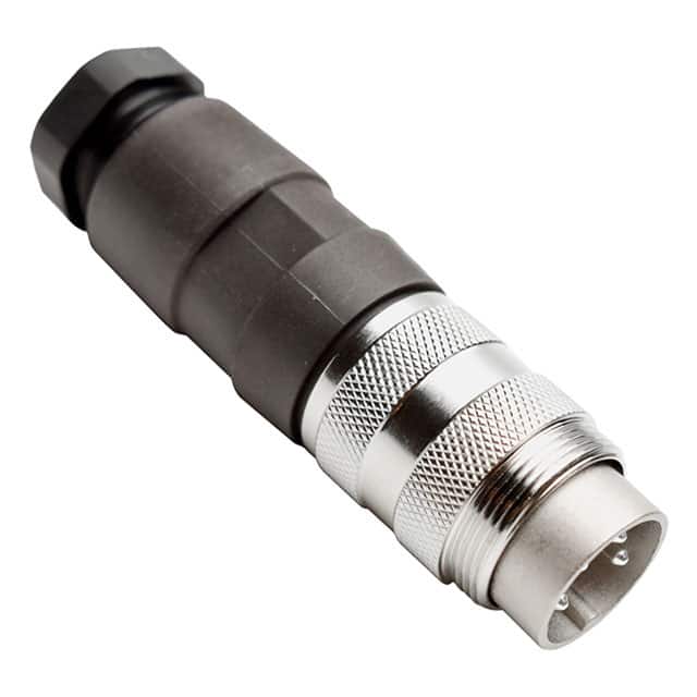 T 3260 002 CONN PLUG MALE 3P SILV SLDR CUP
