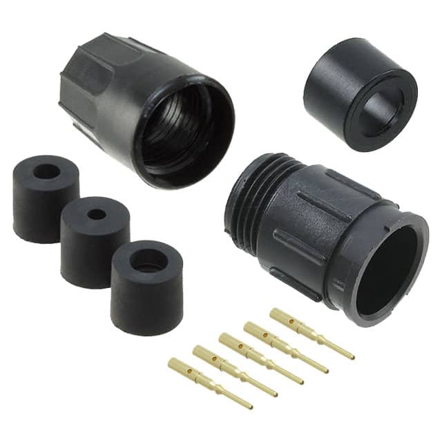 5280-5PG-3DC CONN RCPT MALE 5POS GOLD CRIMP