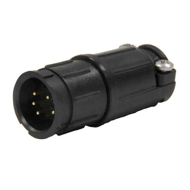 5280-6PG-530 CONN RCPT MALE 6POS GOLD CRIMP