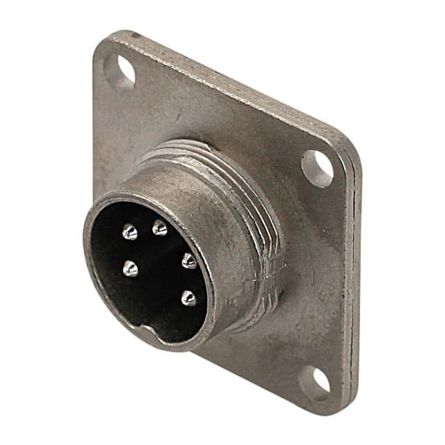 C091 31S105 100 2 CONN RCPT MALE 5POS SILVER SLDR