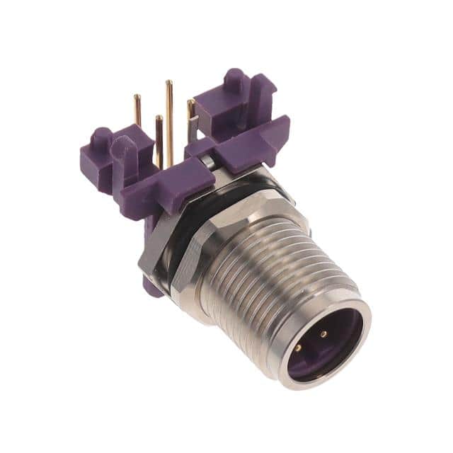 43-01227 CONN RCPT MALE 4POS GOLD SOLDER