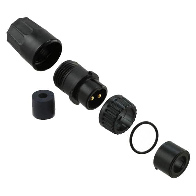 3182-2PG-315 CONN PLUG MALE 2P GOLD SLDR CUP