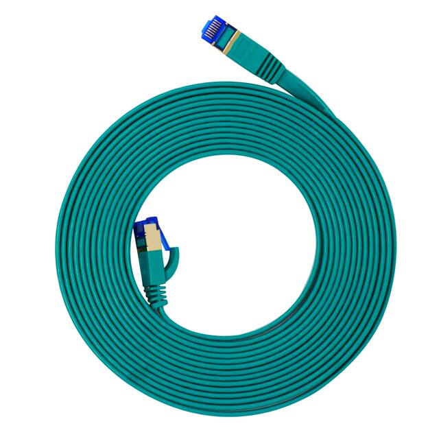 QG-CAT7F-15FT-GRN CAT7F ETHERNET CABLE 15FT -GREEN