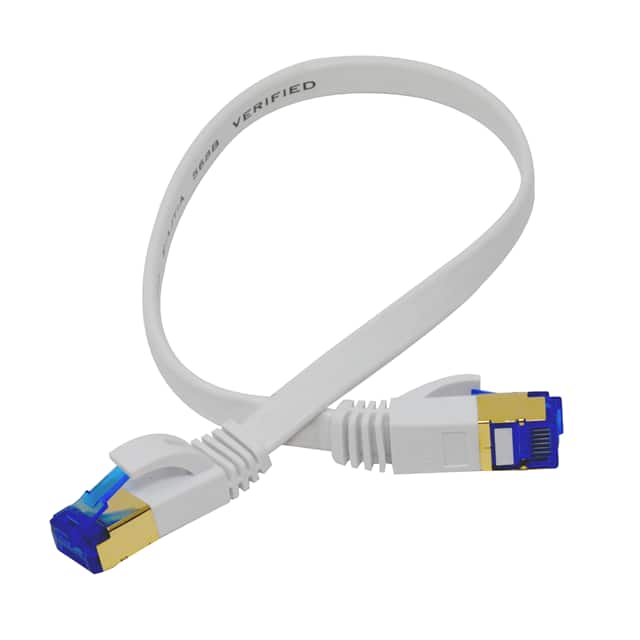 QG-CAT7F-1FT-WHT CAT7F ETHERNET CABLE 1FT - WHITE