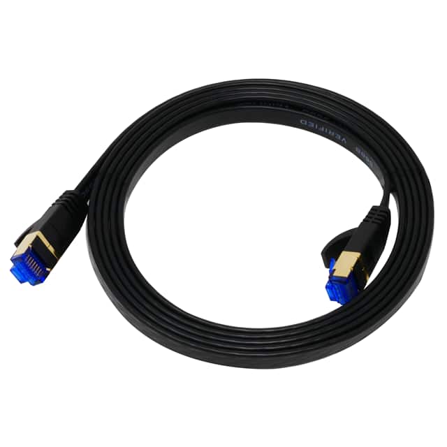 QG-CAT7F-6FT-BLK CAT7F ETHERNET CABLE 6FT - BLACK