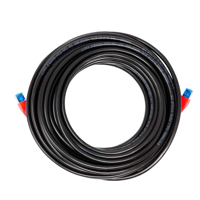 QG-CAT7O-50FT-BLK CAT7O ETHERNET CABLE 50FT- BLACK