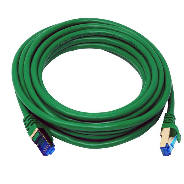 QG-CAT7R-15FT-GRN CAT7R ETHERNET CABLE 15FT-GREEN