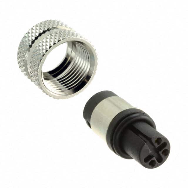 858-003-203RLS4 CONN PLUG FMALE 3P GOLD SLDR CUP