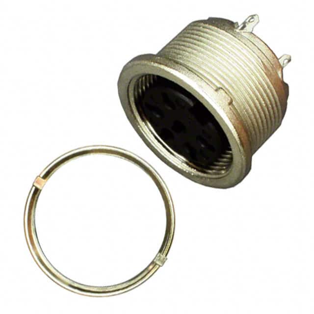 T 3403 018 CONN RCPT FMALE 6P GOLD SLDR CUP