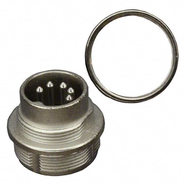 C091 31W105 100 2 CONN RCPT MALE 5POS SILVER SLDR
