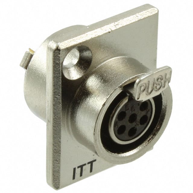 M-XL-6-31 CONN RCPT FMALE MINI XLR 6P SLDR