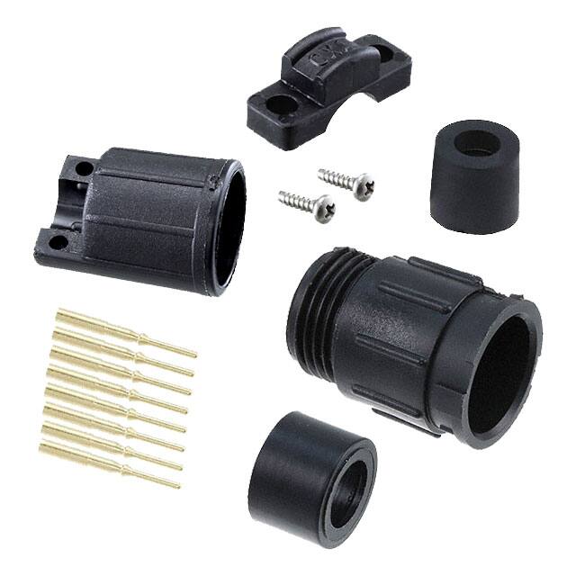 5280-8PG-515 CONN RCPT MALE 8POS GOLD CRIMP