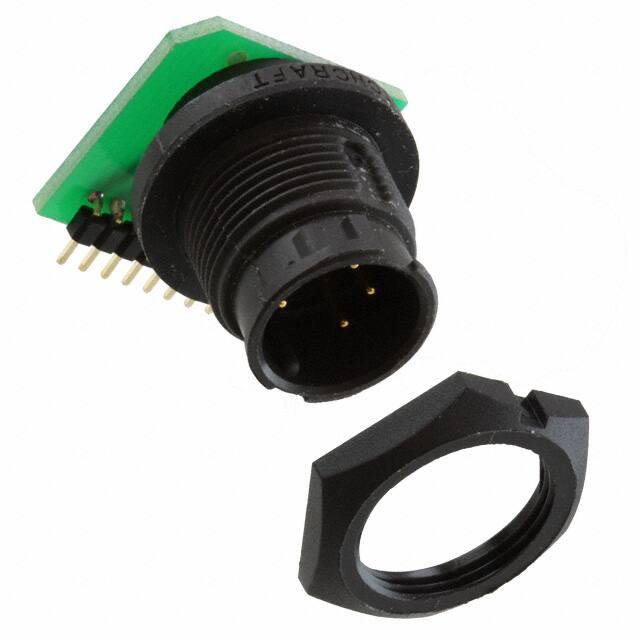 EN3P5MRAPCBN CONN RCPT MALE 5POS GOLD SOLDER