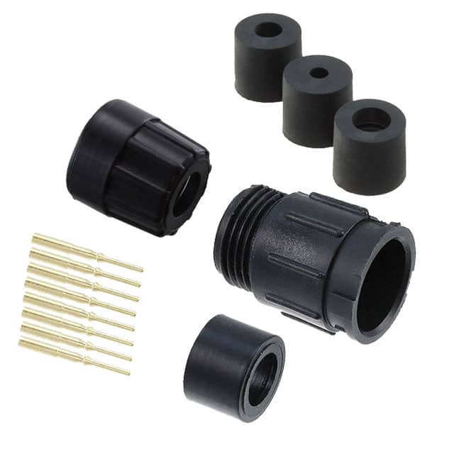 5280-8PG-3DC CONN RCPT MALE 8POS GOLD CRIMP