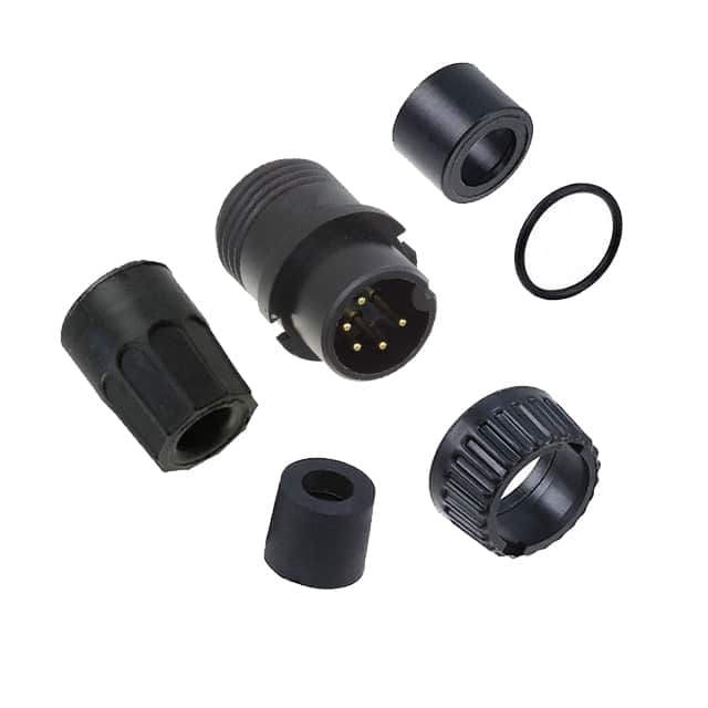 3282-5PG-321 CONN PLUG MALE 5P GOLD SLDR CUP