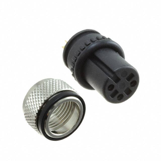 858VA03-203RLU4 CONN PLUG FMALE 3P GOLD SLDR CUP