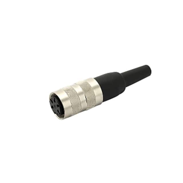 T 3357 018 CONN PLUG FMALE 5P GOLD SLDR CUP