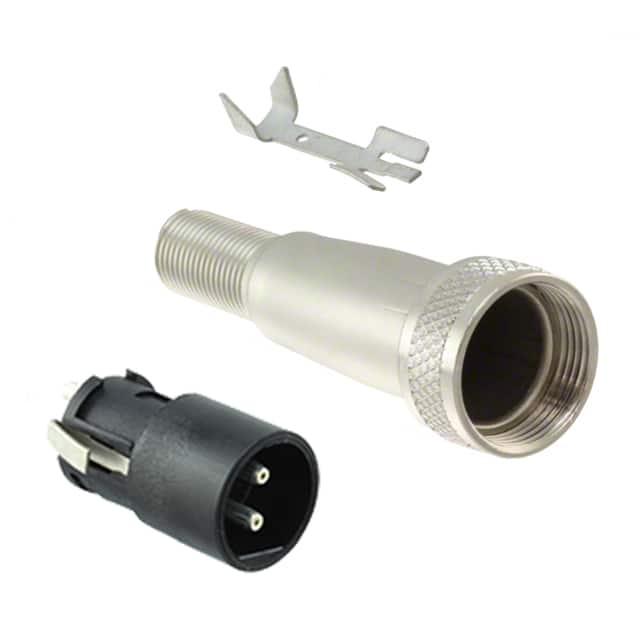 SL402MX CONN PLUG MALE 2P SILV SLDR CUP