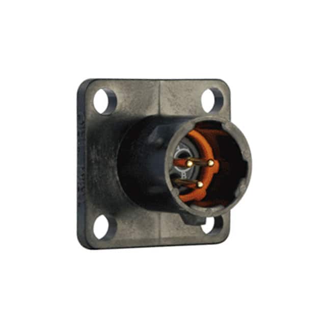 UTS08E98P CONN RCPT MALE 3P GOLD SLDR CUP