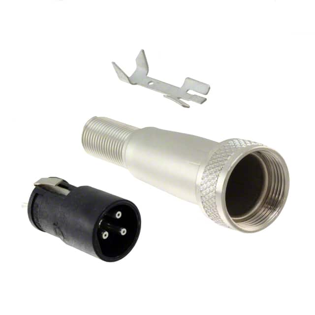 SL403MX CONN PLUG MALE 3P SILV SLDR CUP