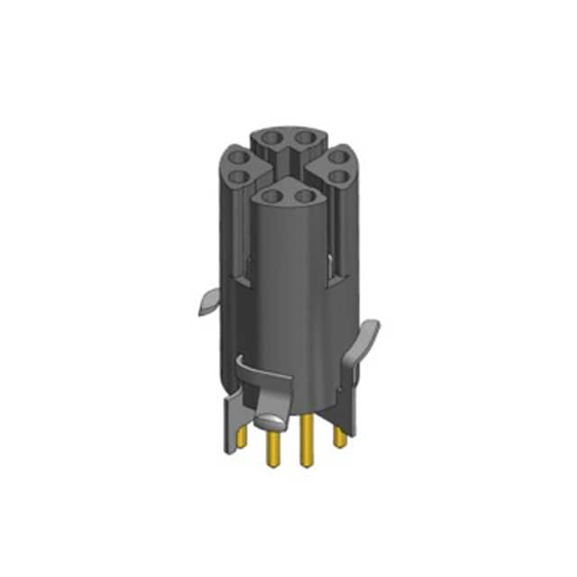 43-02363 CONN FMALE INSERT 8P GOLD SOLDER