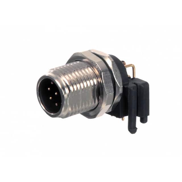 A-M12-04-MAMA-GTB1 CONN RCPT MALE 4POS GOLD SOLDER