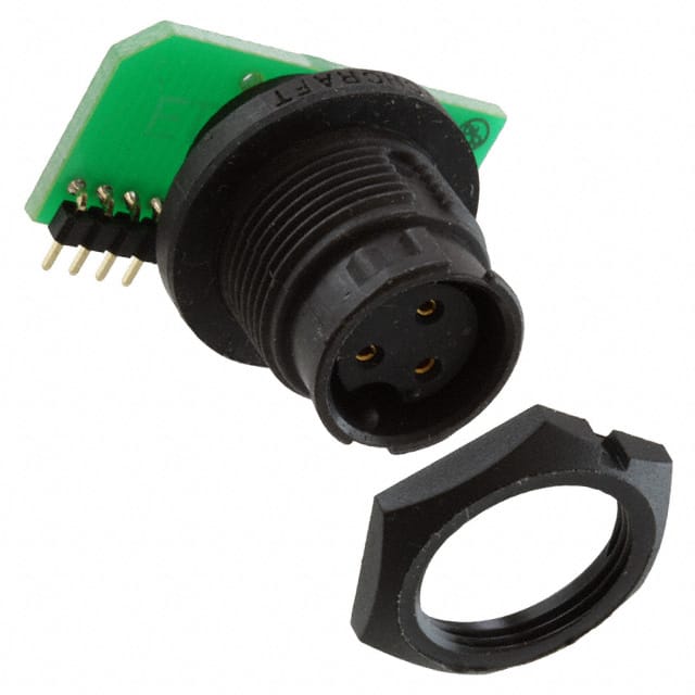 EN3P3FRAPCBW CONN RCPT FMALE 3POS GOLD SOLDER