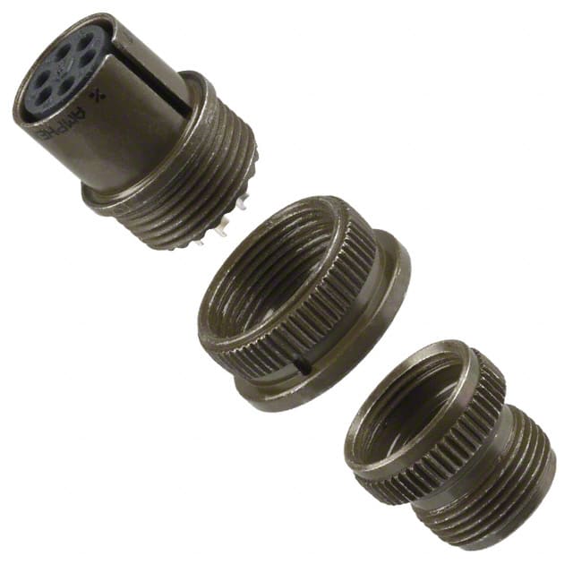 MS3106A-14S-6S CONN PLUG FMALE 6P SILV SLDR CUP