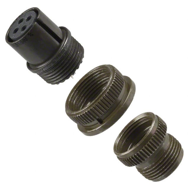 MS3106A-14S-2S CONN PLUG FMALE 4P SILV SLDR CUP
