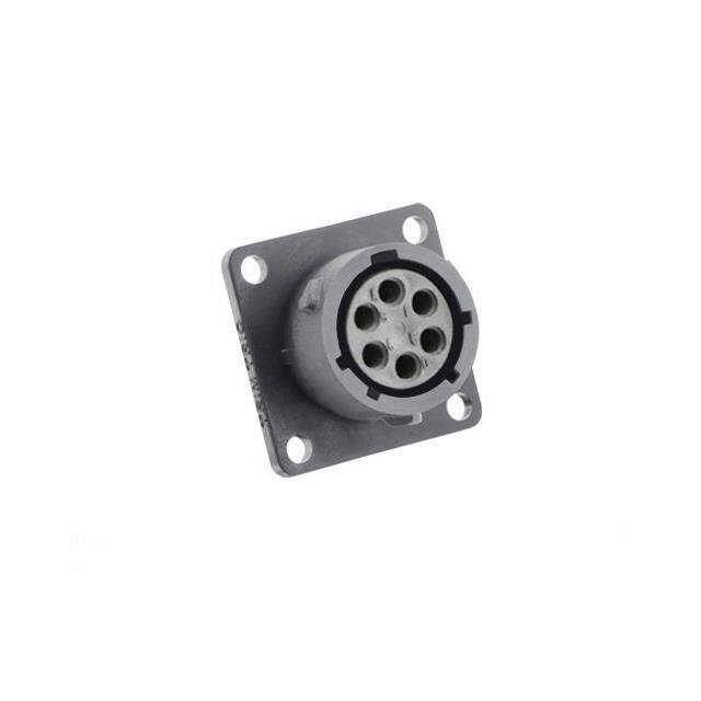UTSX010E6S SQUARE FLANGE RECEPTACLE, WITHOU