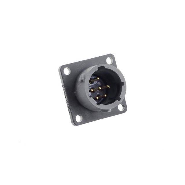 UTSX010E98PZ SQUARE FLANGE RECEPTACLE, WITHOU