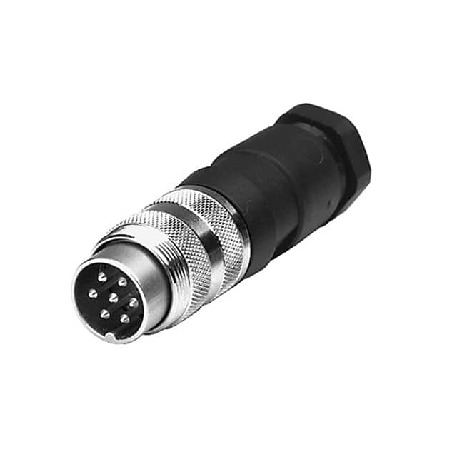 T 3475 028 CONN PLUG MALE 7P GOLD SLDR CUP