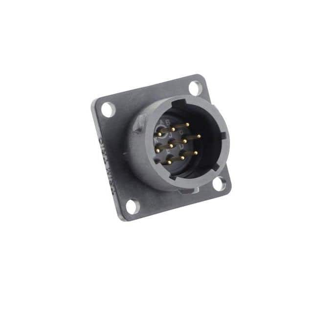 UTSX012D10P SQUARE FLANGE RECEPTACLE, WITHOU