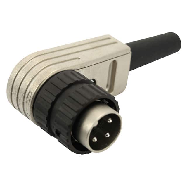 T 3274 005 CONN PLUG MALE 3P SILV SLDR CUP