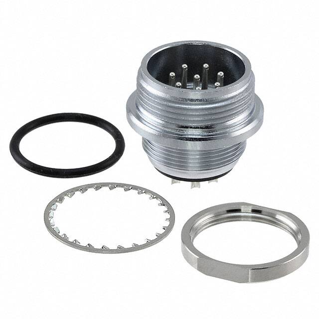 RM15WTRZ-8P(71) CONN RCPT MALE 8P SILV SLDR CUP