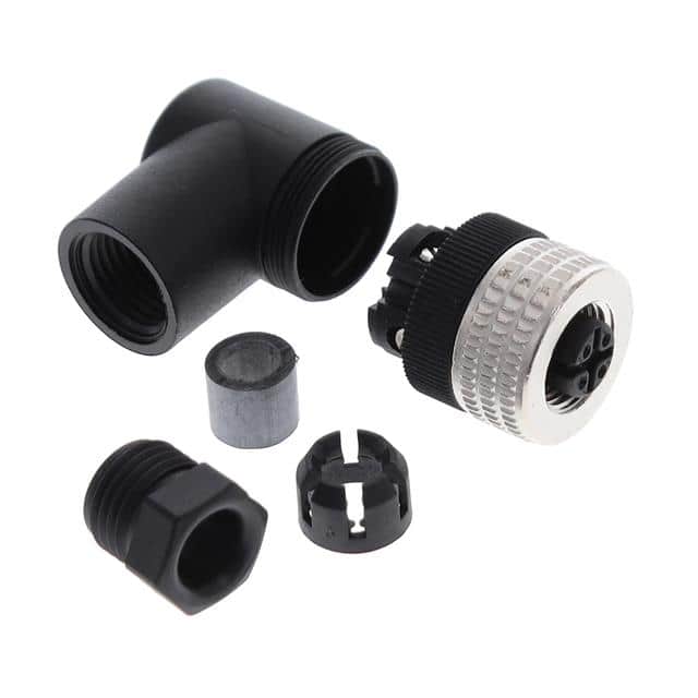 XZCC12FCM40B FEMALE, M12, 4 PIN, ELBOWED CONN