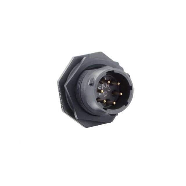 UTSX710D6P JAM NUT RECEPTACLE, WITHOUT BACK
