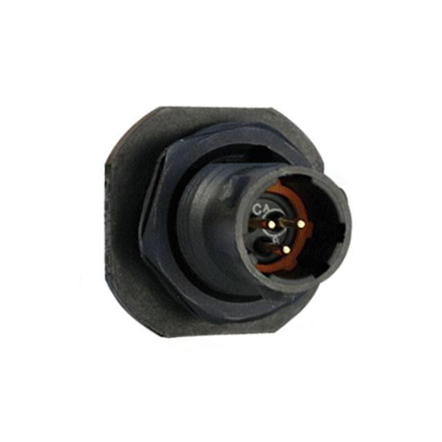 UTS78D33P CONN RCPT MALE 3POS GOLD SOLDER